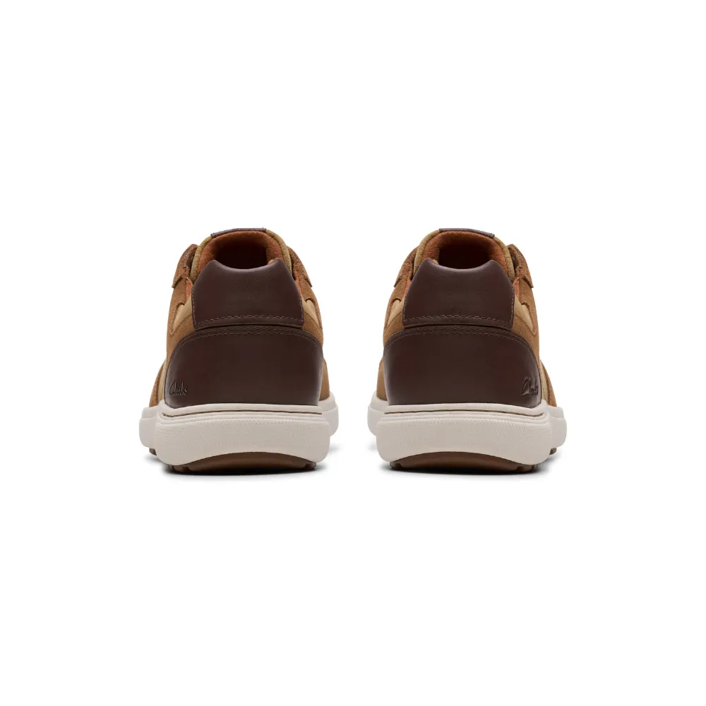 Clarks Mapstone Sport Cola Combi Leather Sneaker (Men's)