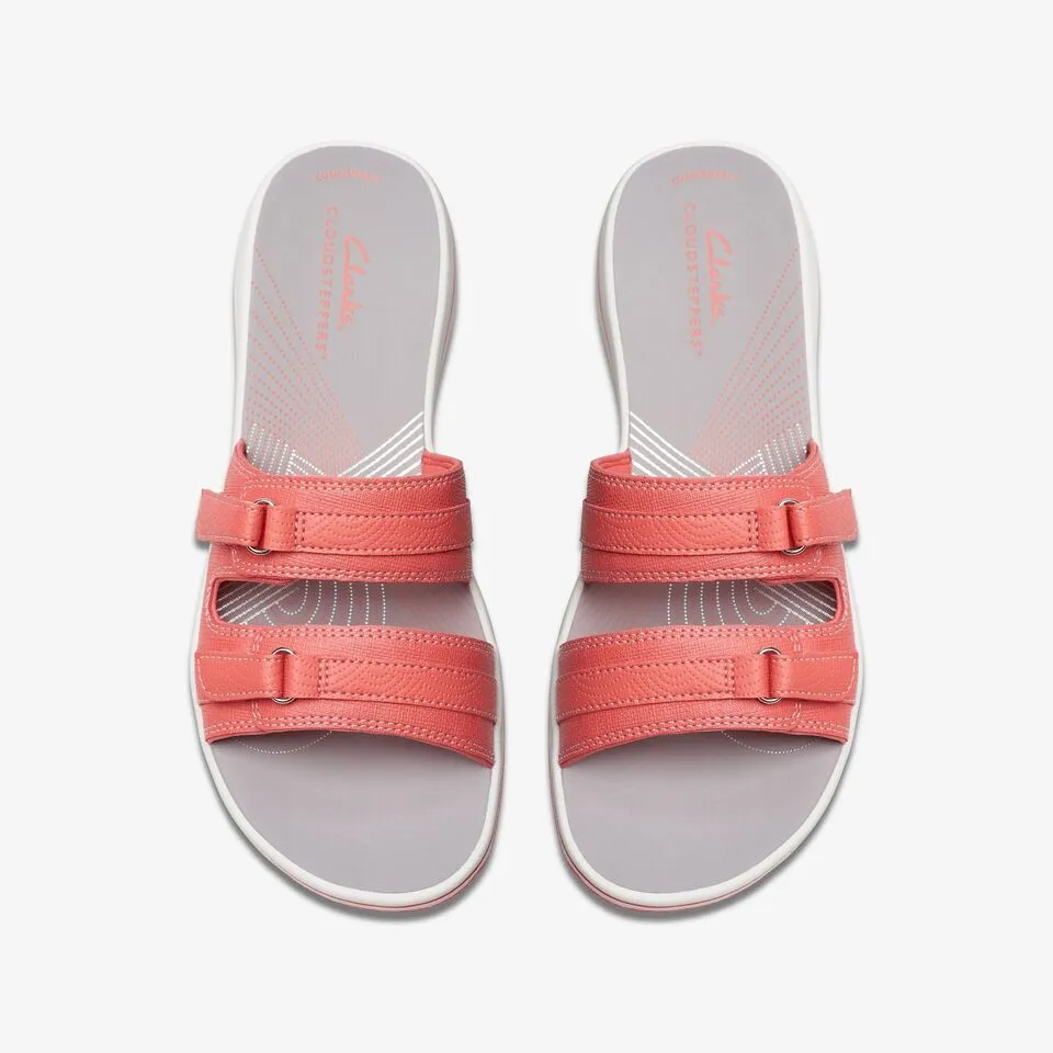 Clarks Women's Breeze Piper Tangerine/Pop | Coral