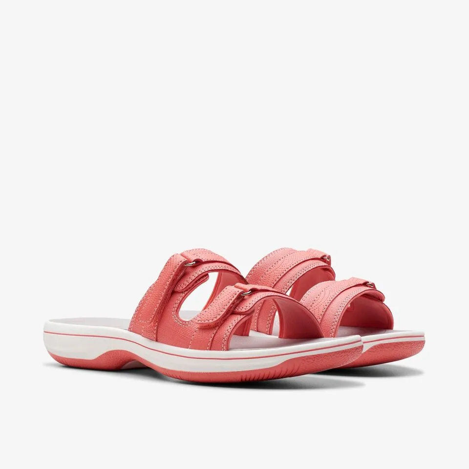 Clarks Women's Breeze Piper Tangerine/Pop | Coral