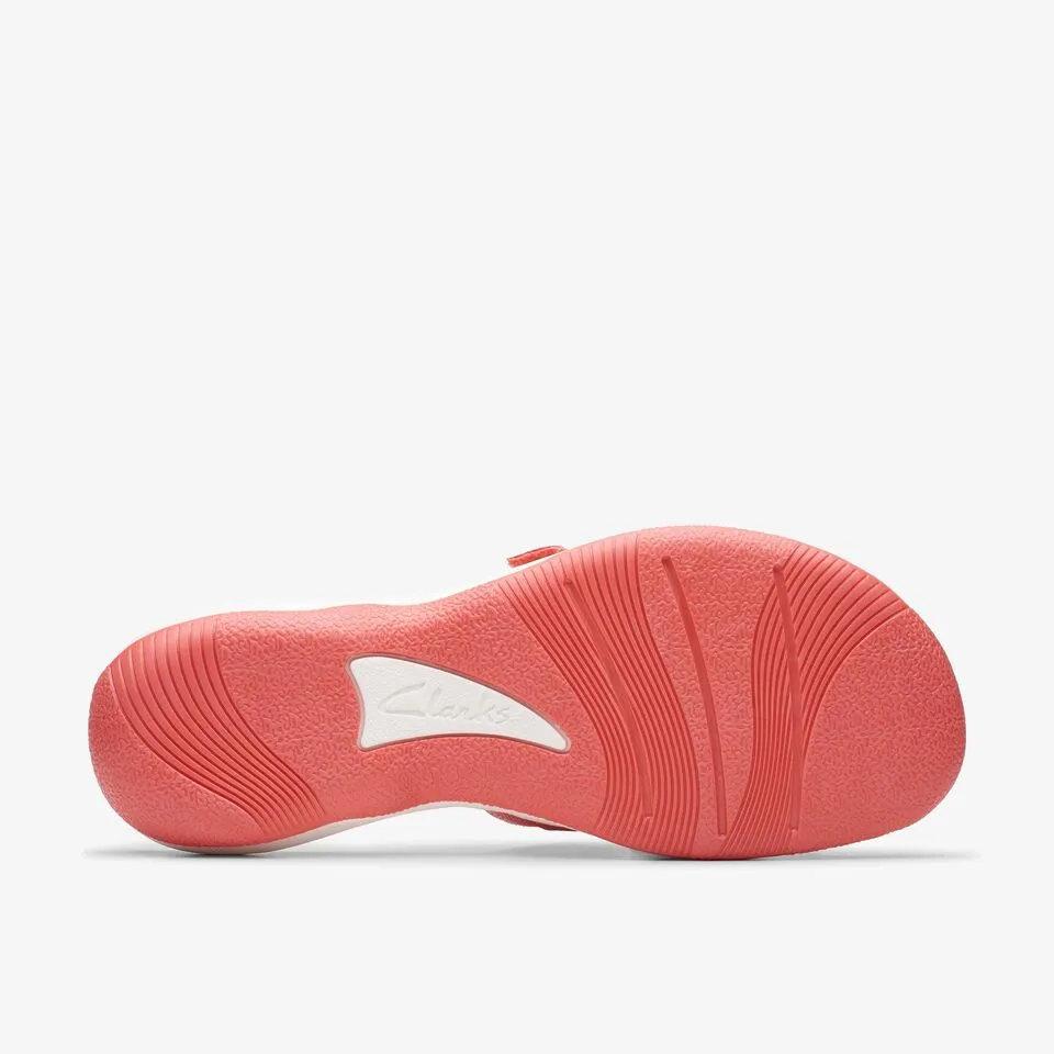 Clarks Women's Breeze Piper Tangerine/Pop | Coral