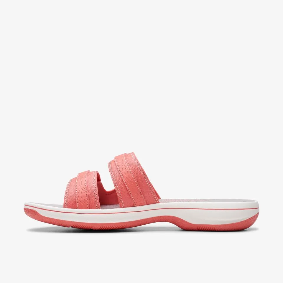 Clarks Women's Breeze Piper Tangerine/Pop | Coral