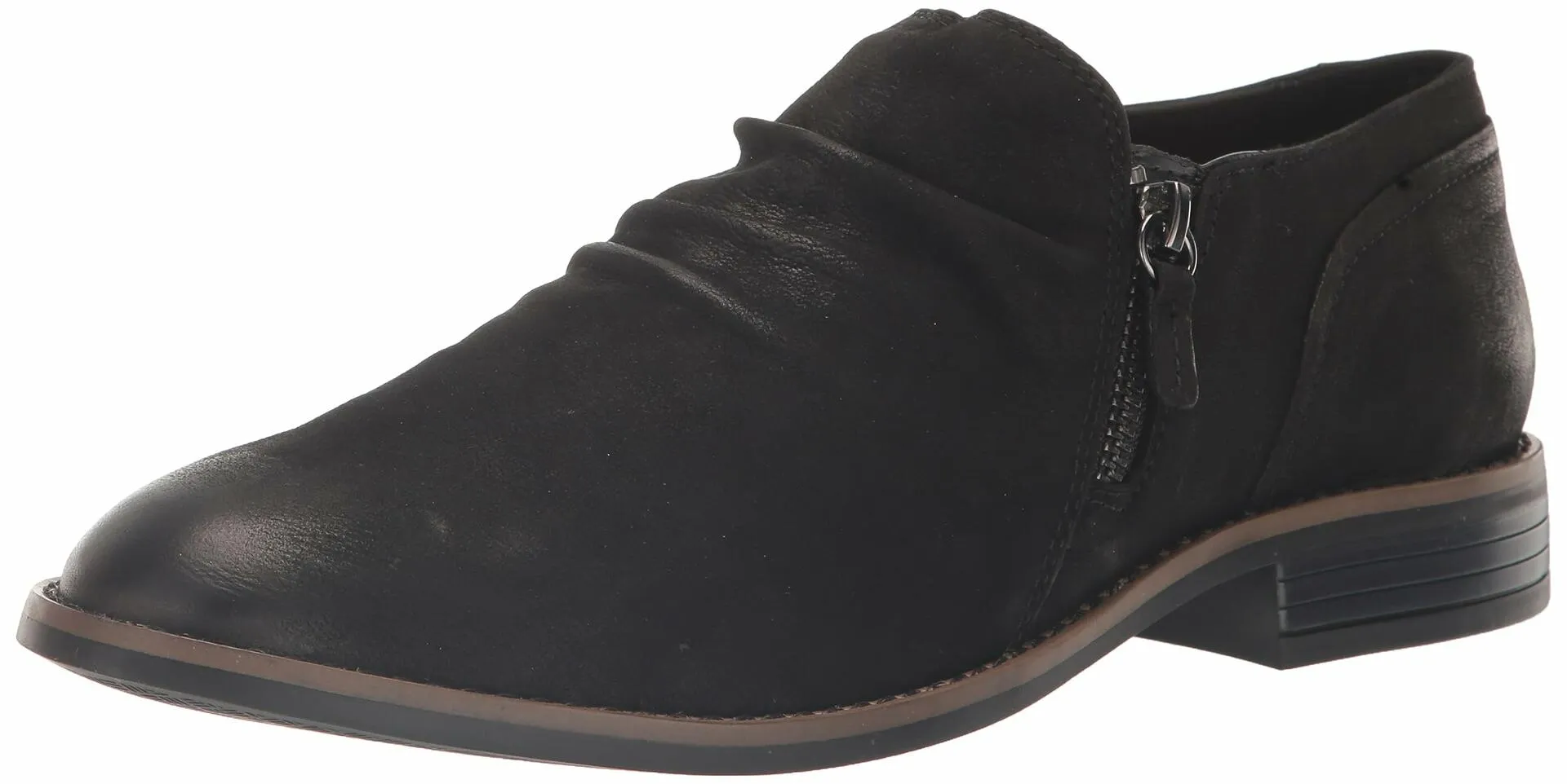 Clarks Women's Camzin Pace Oxford, Black Nubuck, 9 Wide