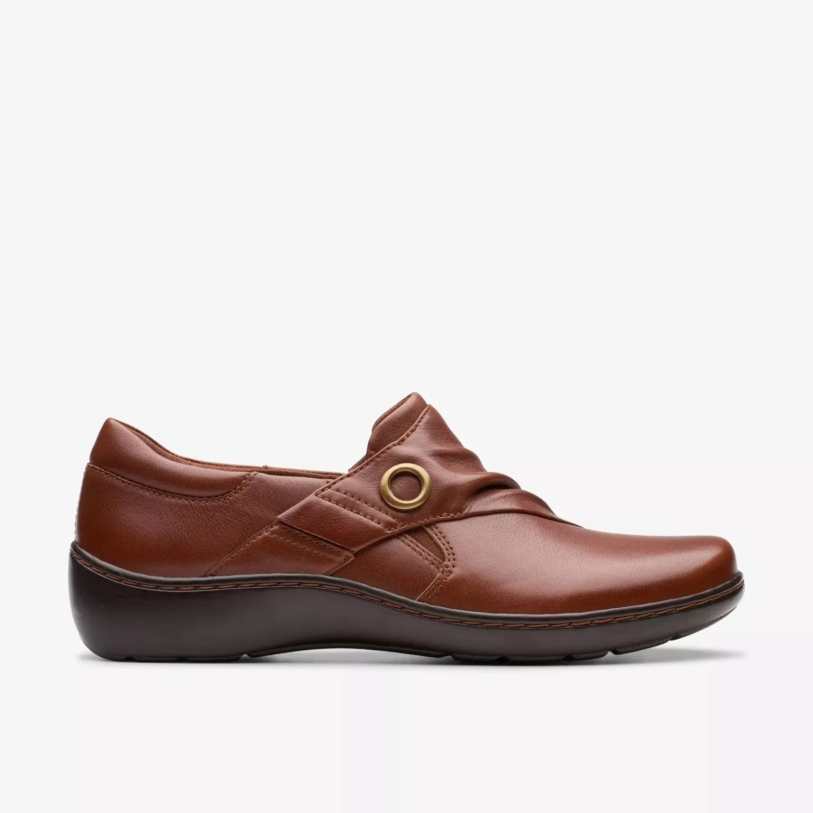 Clarks Women's Cora Aubrie Tan Leather 26179587