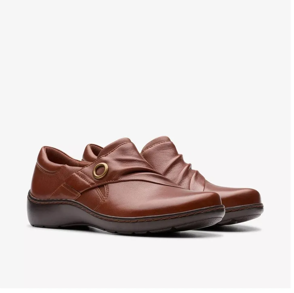 Clarks Women's Cora Aubrie Tan Leather 26179587