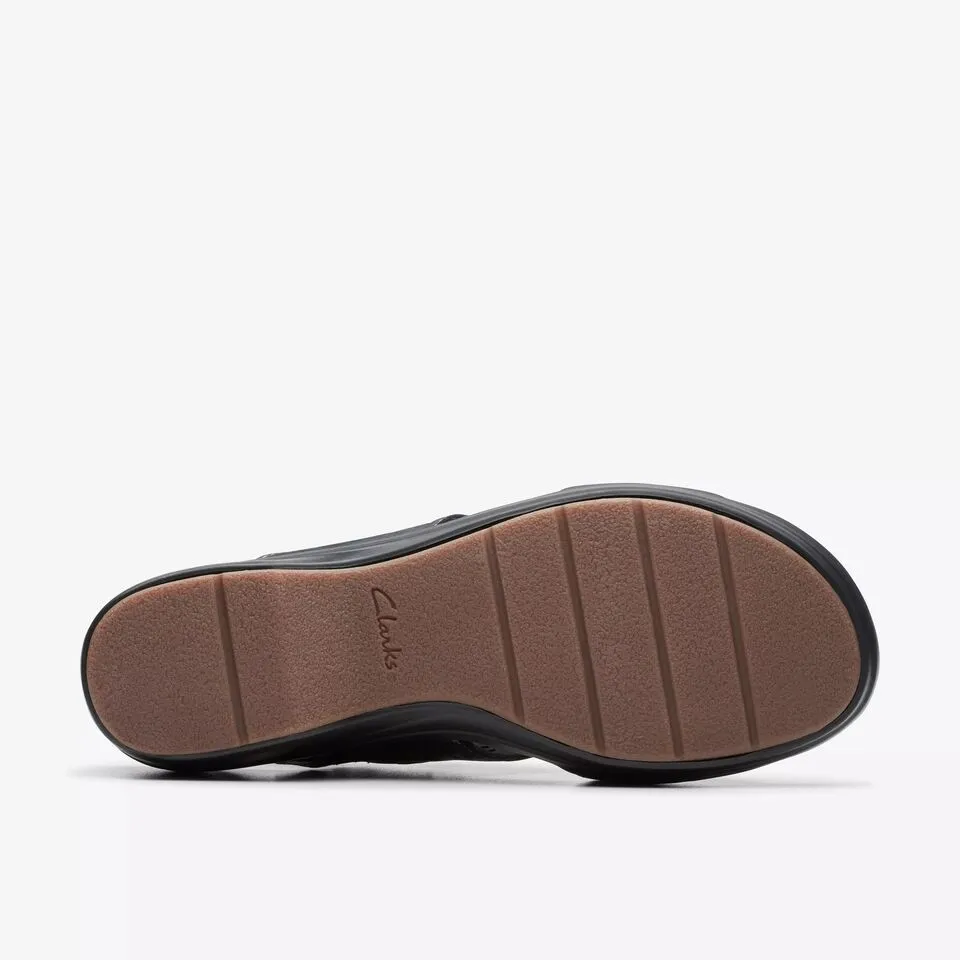 Clarks Women's Tuleah Sun Black | Navy Leather