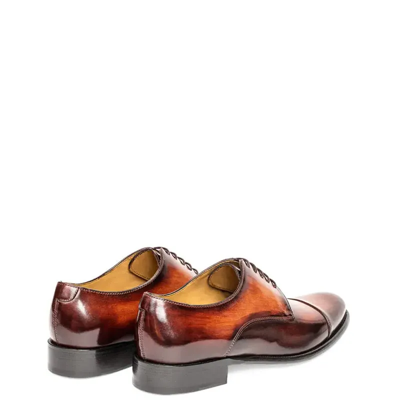 Classic Handmade Shiny Leather Oxford Shoes
