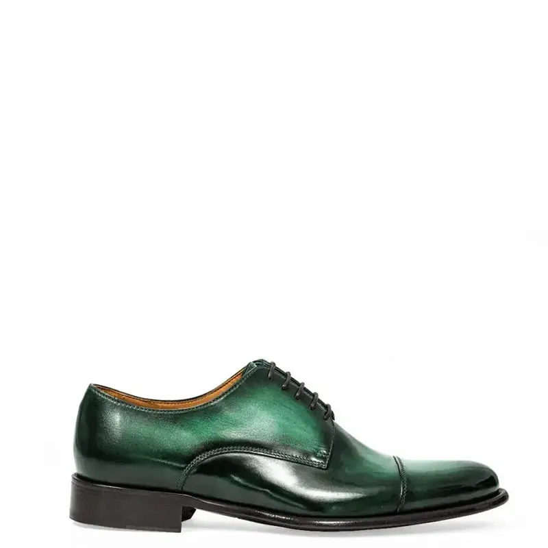 Classic Handmade Shiny Leather Oxford Shoes