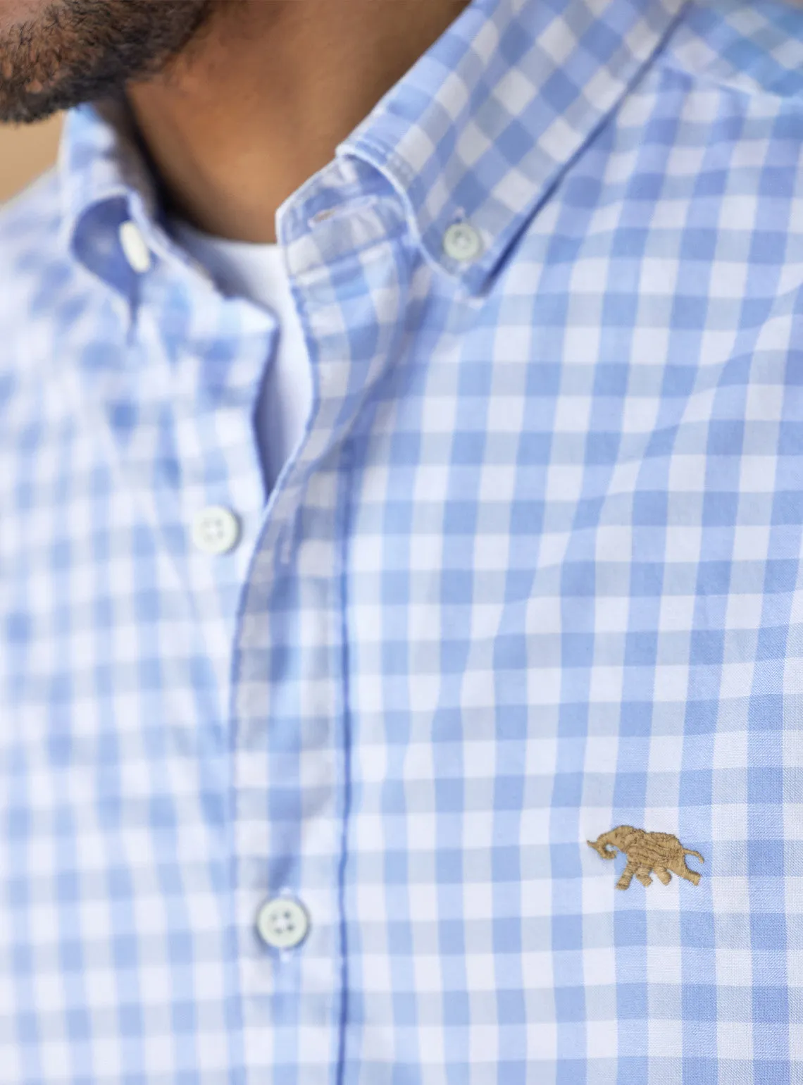Cloud Blue Check Shirt
