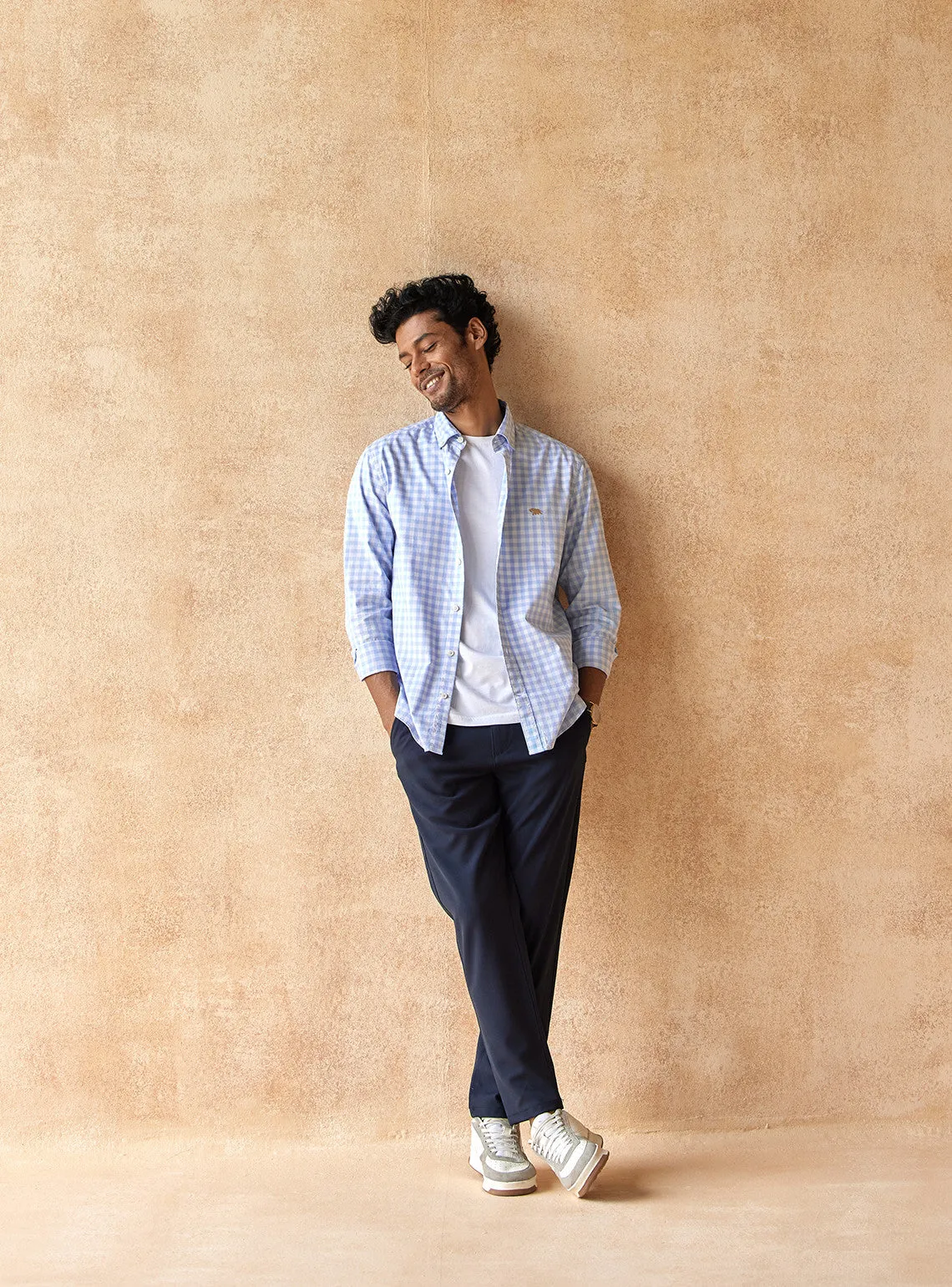 Cloud Blue Check Shirt