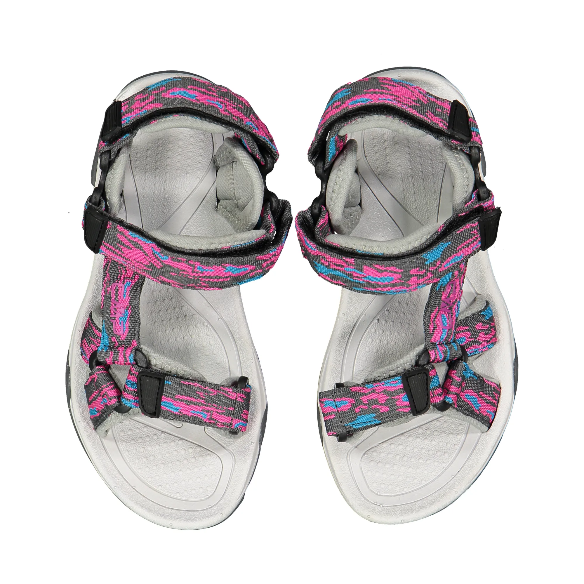 CMP Junior Hamal Vegan Friendly Hiking Sandals (Purple Fluo/Ghiaccio)(Sizes EU38-41)