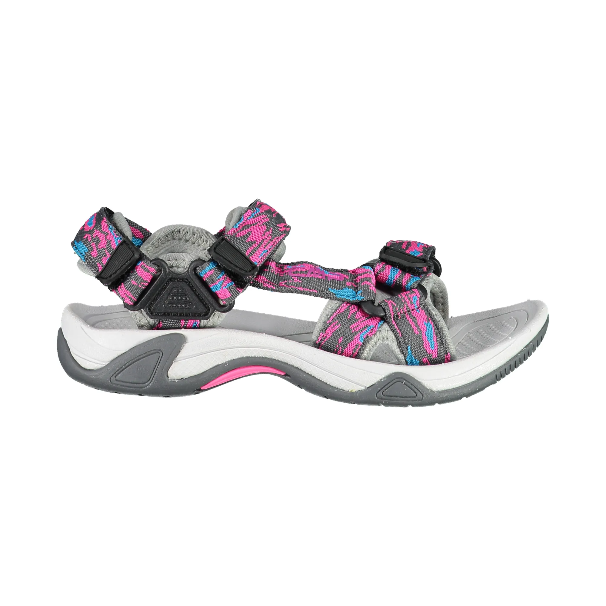 CMP Junior Hamal Vegan Friendly Hiking Sandals (Purple Fluo/Ghiaccio)(Sizes EU38-41)