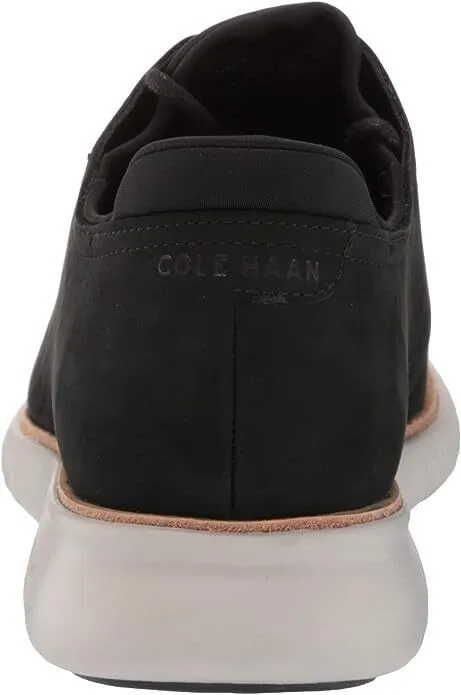 Cole Haan Mens 2.Zerogrand Laser Wingtip Oxford Lined Black Nubuck/Grey C23807