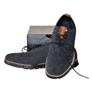 COLE HAAN Men's Knit Comfort Zerogrand Stitchlite Wedge Oxford Shoes 11.5M Black