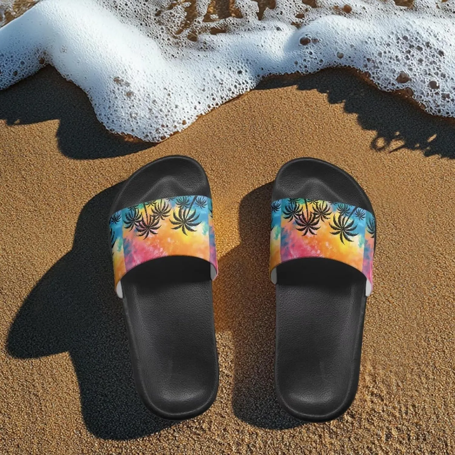 Coloranimal Slippers for Women Slide Sandals Summer Beach Sandals Non Slip Womens Slippers Shower Shoes Comfortable Beach Shoes for Summer