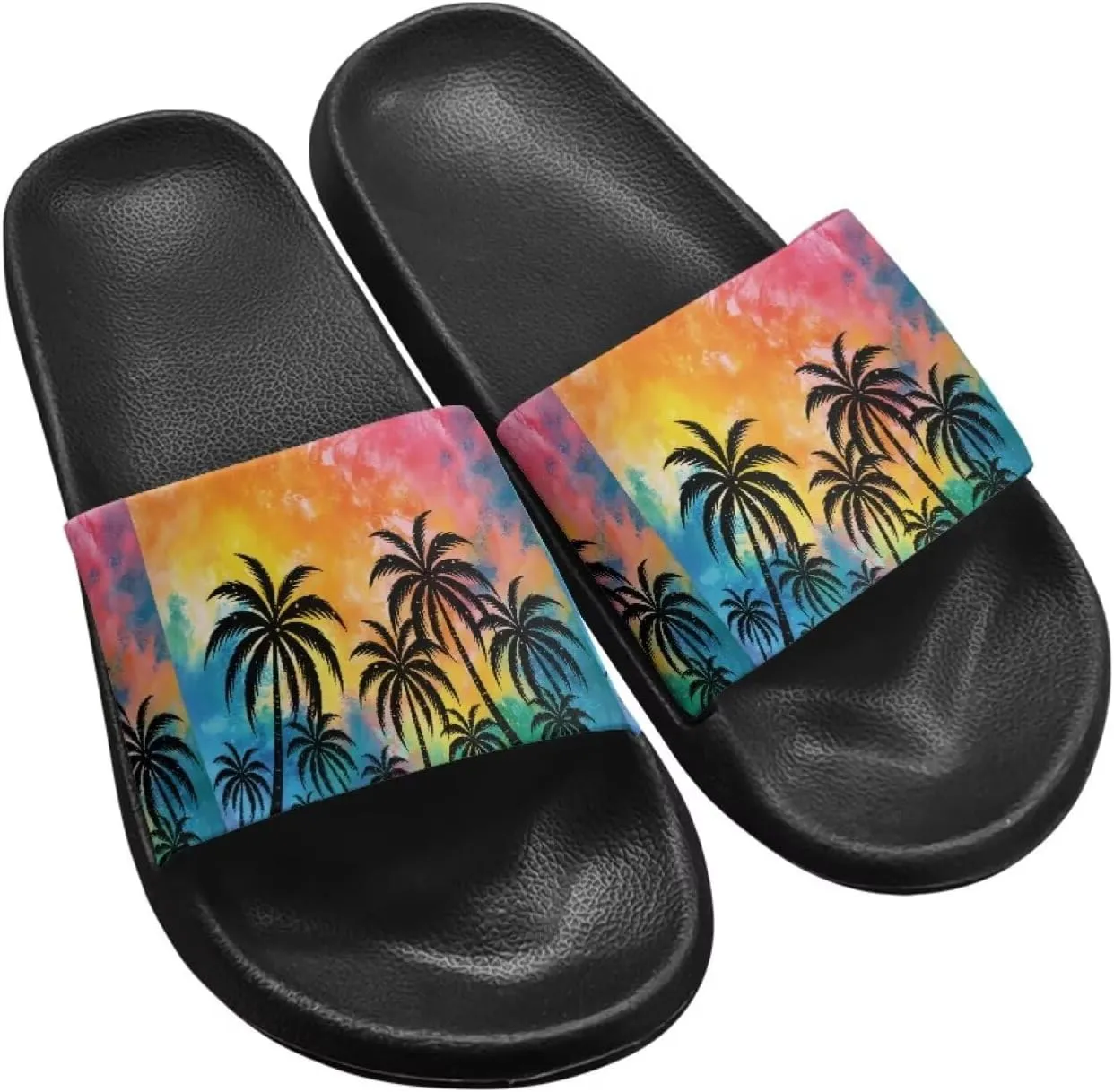 Coloranimal Slippers for Women Slide Sandals Summer Beach Sandals Non Slip Womens Slippers Shower Shoes Comfortable Beach Shoes for Summer