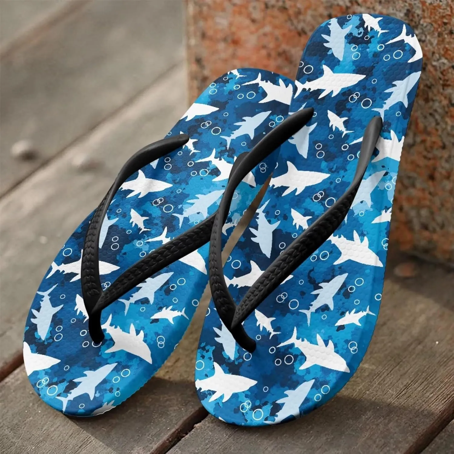 Coloranimal Womens Flip Flops Summer Beach Sandals Non Slip Flip Flops Thong Sandals for Women Lightweight Ladies Slip On Summer Slippers