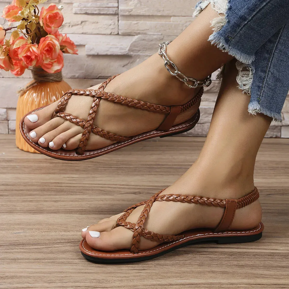 Comfortable Flat Sandals for Women | Elise