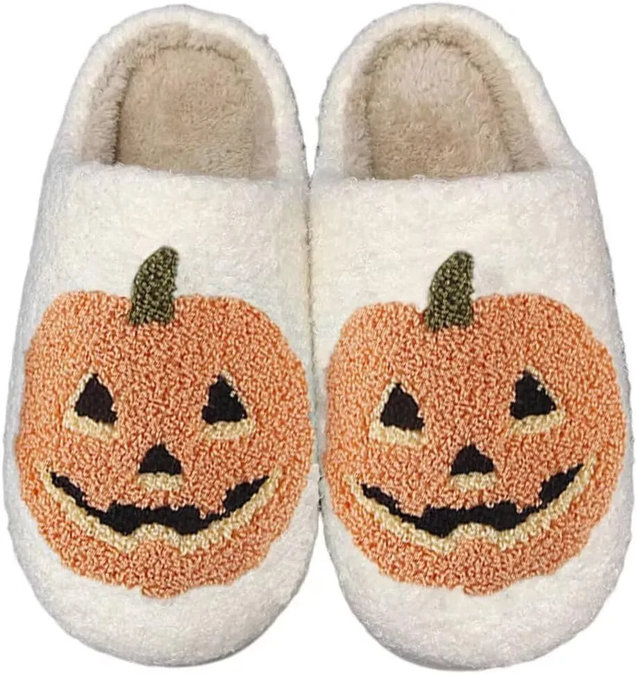 Cute Christmas Slippers for Women Men Fun Santa Claus Elk Slipper Soft Non Slip Plush Warm Couple House Shoes