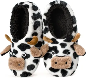 Cute Slippers for Women & Kids, Fuzzy Animal Slipper Socks with Non-slip Soles, Unique Funny Gifts