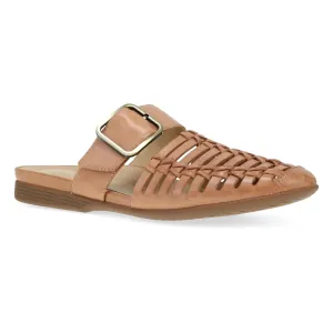 Dansko Leilani Flat - Light Tan Burnished Nappa
