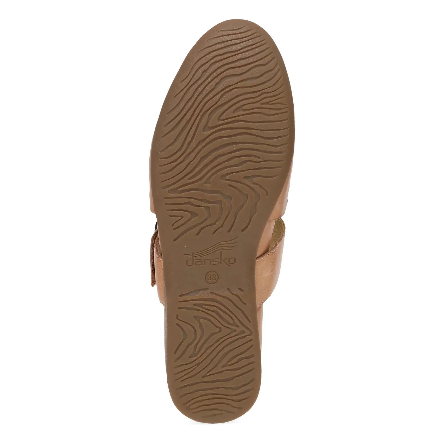 Dansko Leilani Flat - Light Tan Burnished Nappa