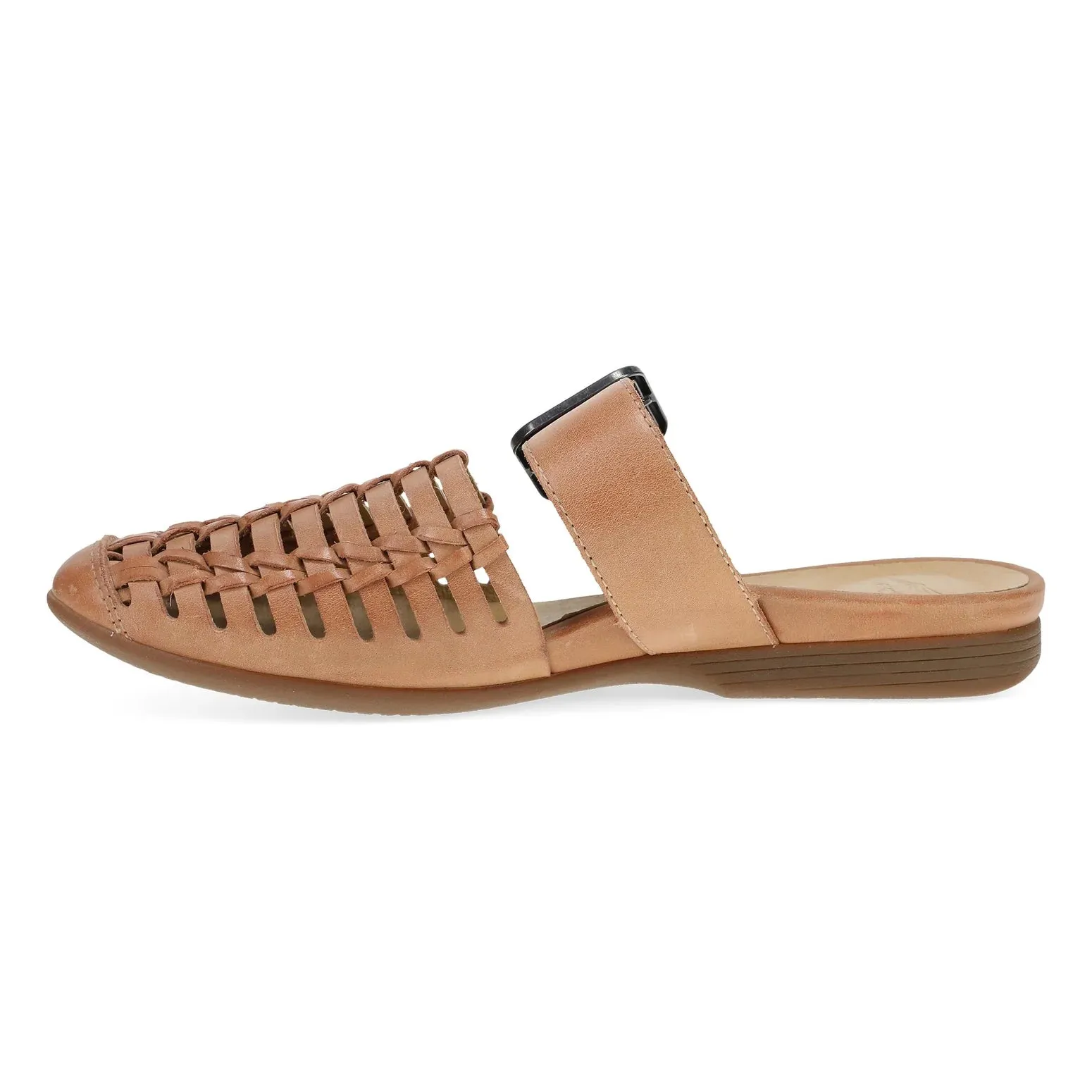 Dansko Leilani Flat - Light Tan Burnished Nappa