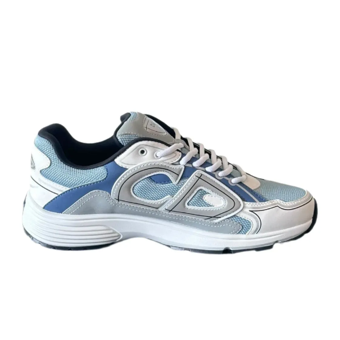 DIOR B30 WHITE BLUE Minimalistic Retro-inspired
