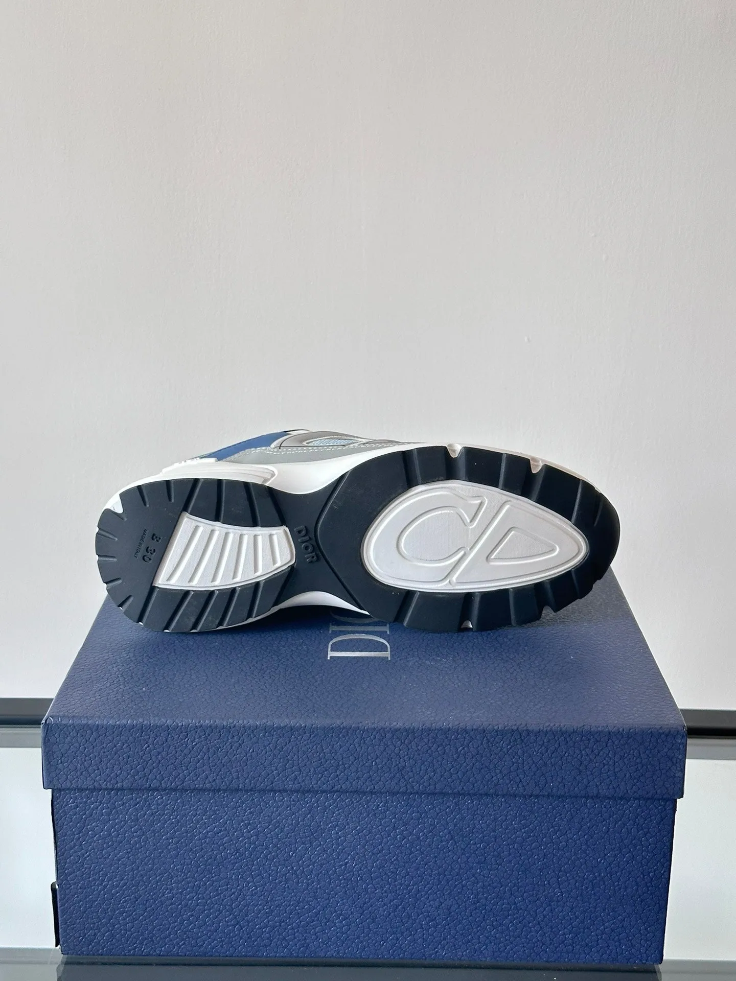 DIOR B30 WHITE BLUE Minimalistic Retro-inspired