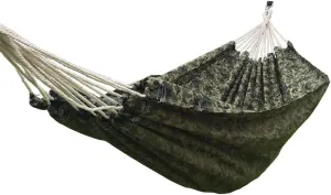 Double Hammock Military Green Two-Color Outdoor Camping Hammock Camouflage Oxford Cloth Hammock Dirt-Resistant Camouflage Hammock