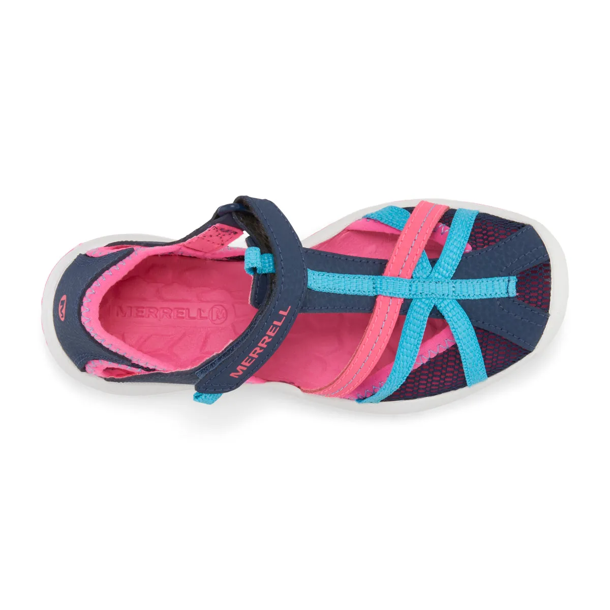 Dragonfly Sandal - Little Kid Navy/Turquoise/Pink