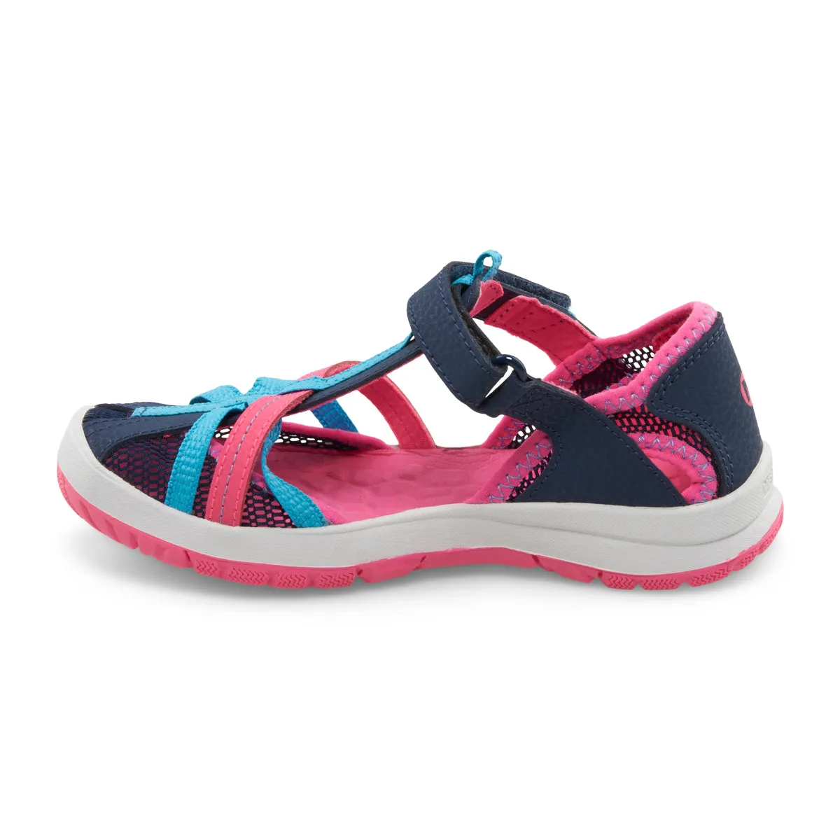 Dragonfly Sandal - Little Kid Navy/Turquoise/Pink
