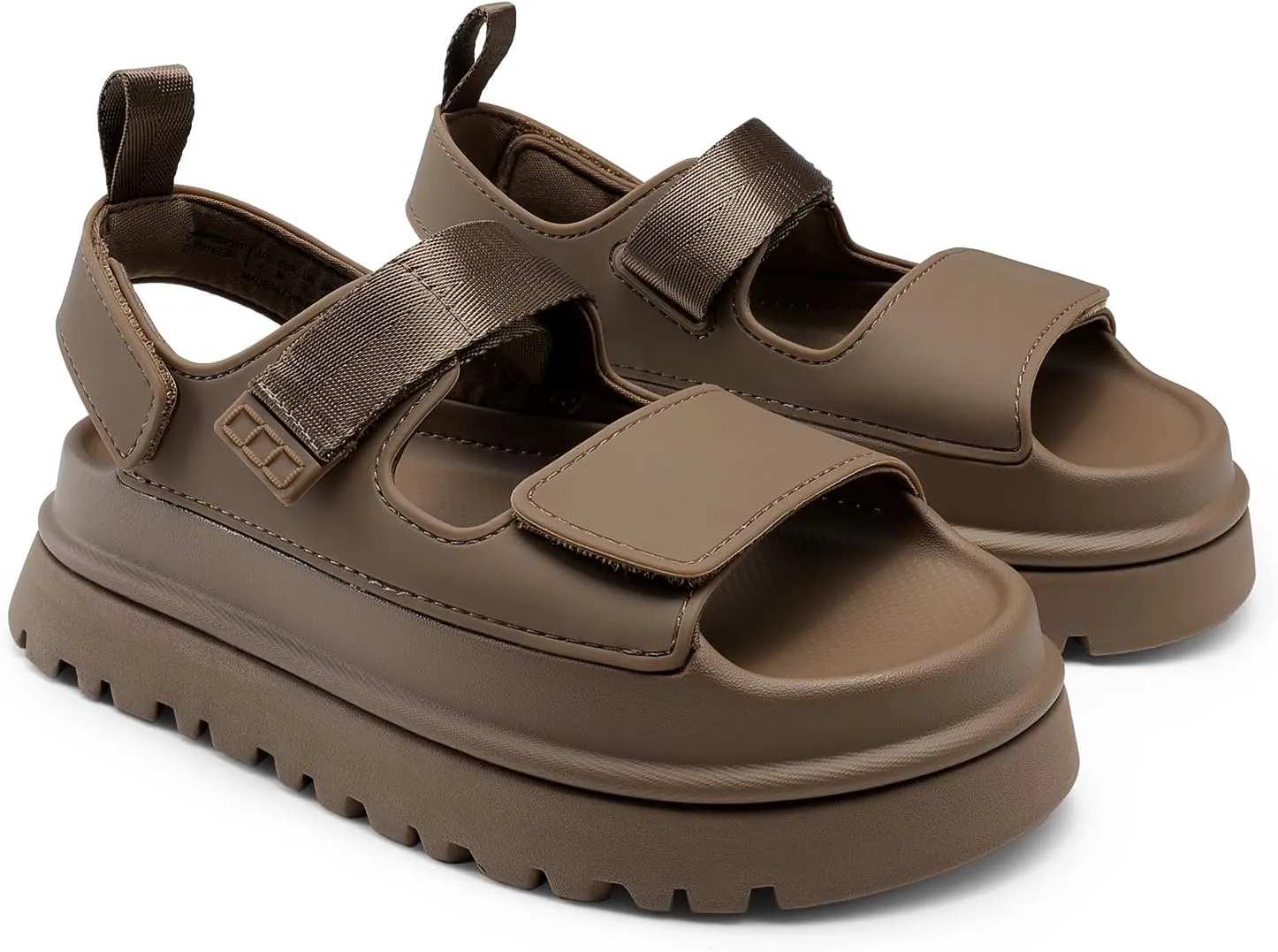 DREAM PAIRS Platform Wedges Sandals for Women Chunky Open Toe Dress Walking Comfortable Flat Sandals for Summer