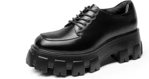 DREAM PAIRS Women's Platform Oxford Chunky Lace Up Lug Sole Comfort Business Work Dress Shoes