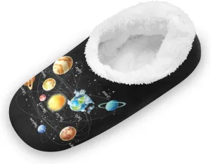 Dussdil Kid's Boy's Girl's Slippers Spa Travel House Slipper Shoes Warm Soft Memory Foam Slipper Non Slip for Guest Home Bedroom Slippers XS