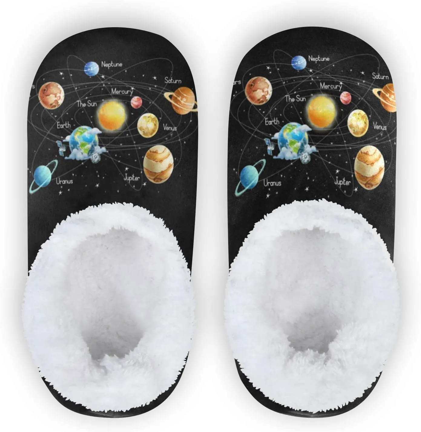 Dussdil Kid's Boy's Girl's Slippers Spa Travel House Slipper Shoes Warm Soft Memory Foam Slipper Non Slip for Guest Home Bedroom Slippers XS