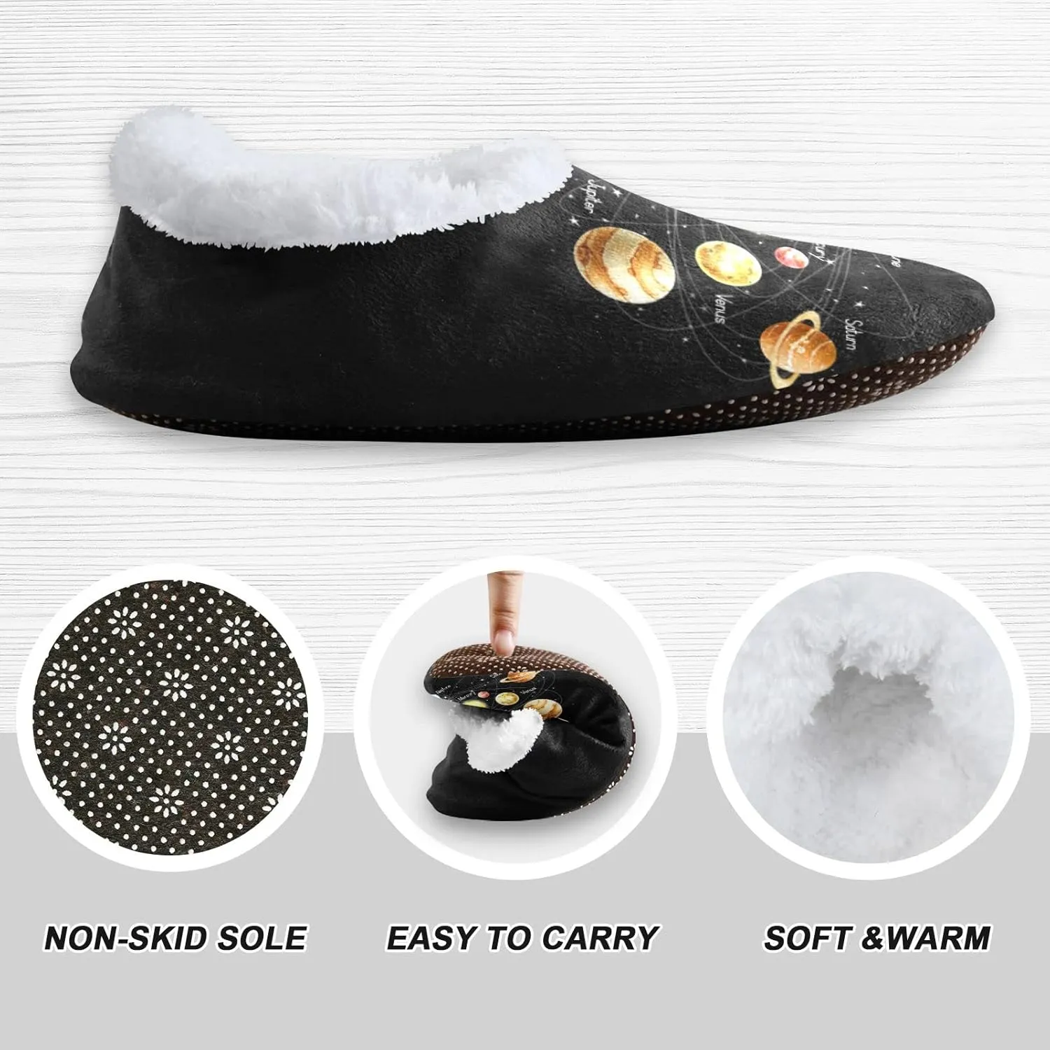 Dussdil Kid's Boy's Girl's Slippers Spa Travel House Slipper Shoes Warm Soft Memory Foam Slipper Non Slip for Guest Home Bedroom Slippers XS