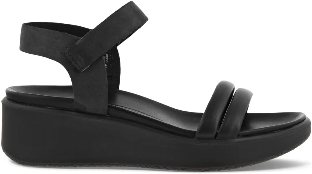 ECCO Women's Flowt Luxery Wedge Ankle Strap Sandal
