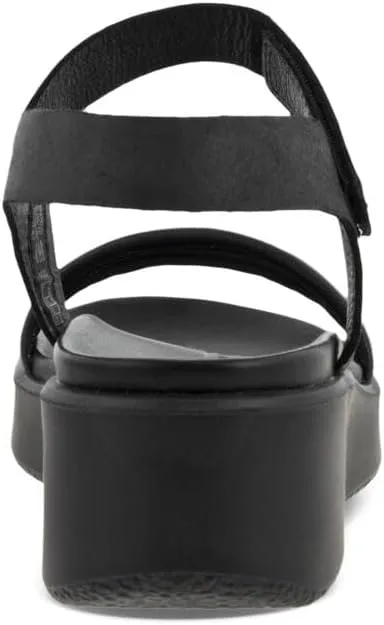 ECCO Women's Flowt Luxery Wedge Ankle Strap Sandal