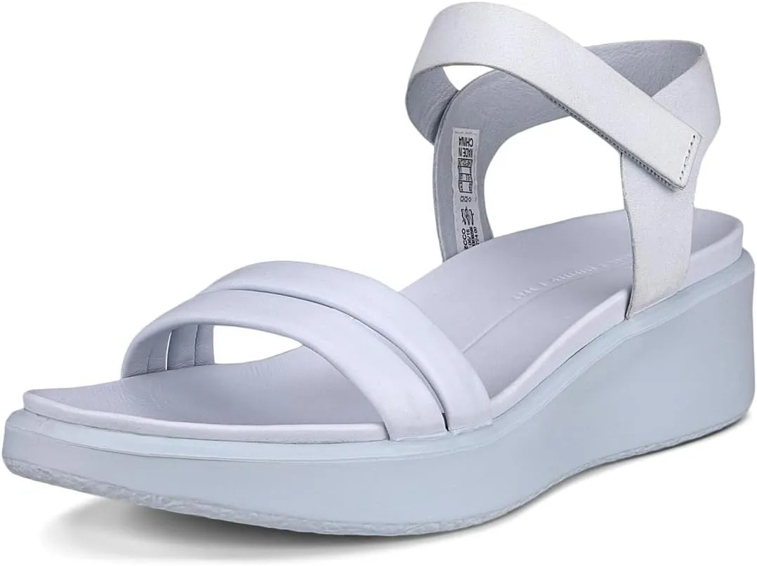 ECCO Women's Flowt Luxery Wedge Ankle Strap Sandal