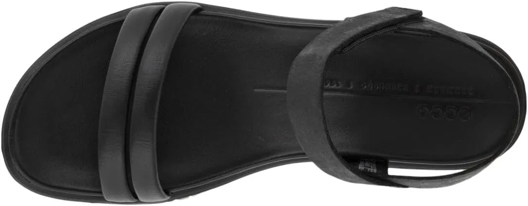 ECCO Women's Flowt Luxery Wedge Ankle Strap Sandal