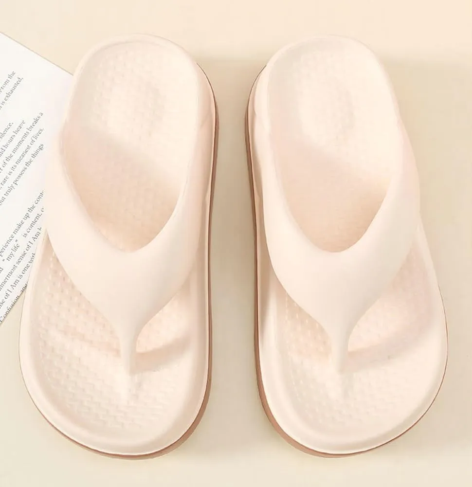 Epsion Women's Cloud Flip Flops Sandals Platform Slide Casual Beach Thong Sandals Walking Non-slip Slipper Shoes Outdoor