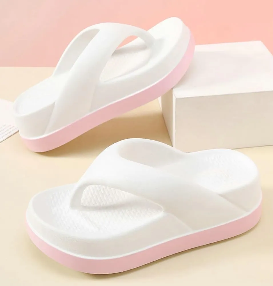 Epsion Women's Cloud Flip Flops Sandals Platform Slide Casual Beach Thong Sandals Walking Non-slip Slipper Shoes Outdoor