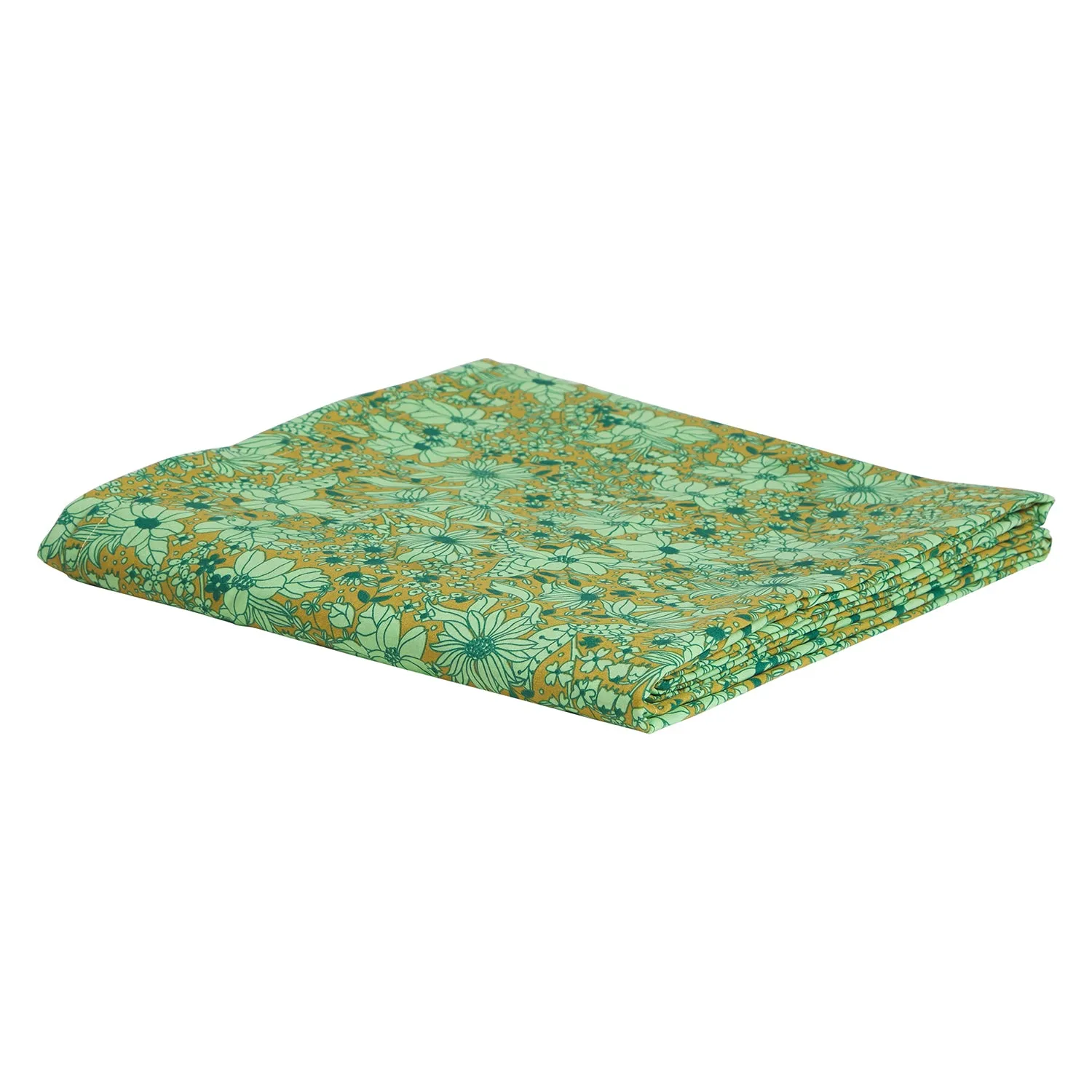 Evette Cotton Flat Sheet - Olive