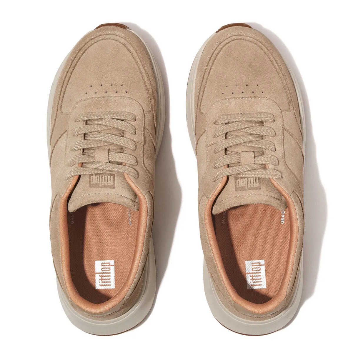 F-MODE Suede Flatform Trainers