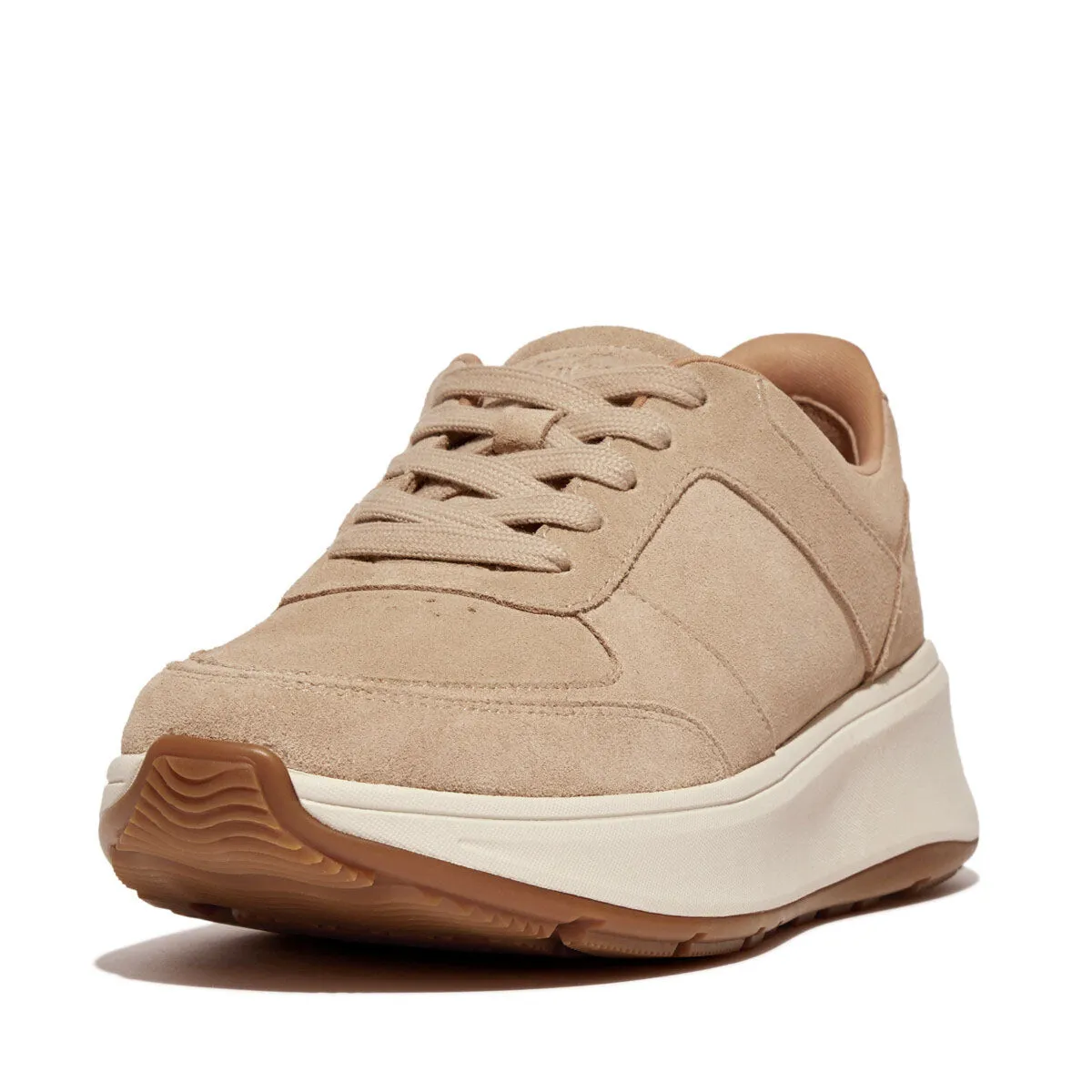 F-MODE Suede Flatform Trainers