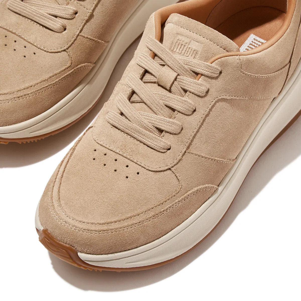 F-MODE Suede Flatform Trainers