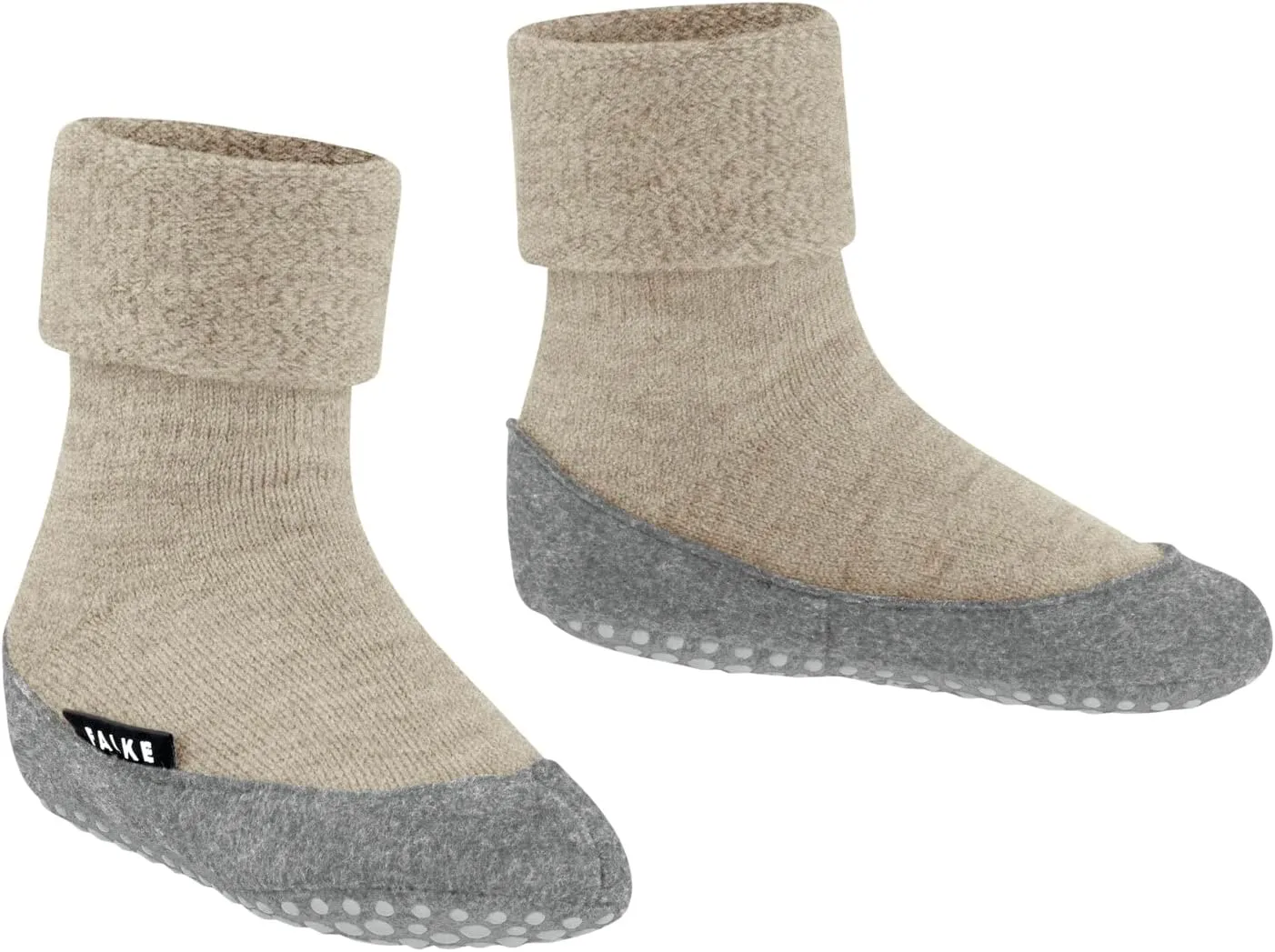 FALKE Unisex Kids Cosyshoe Slipper Socks, Merino Wool, Grips, 1 Pair