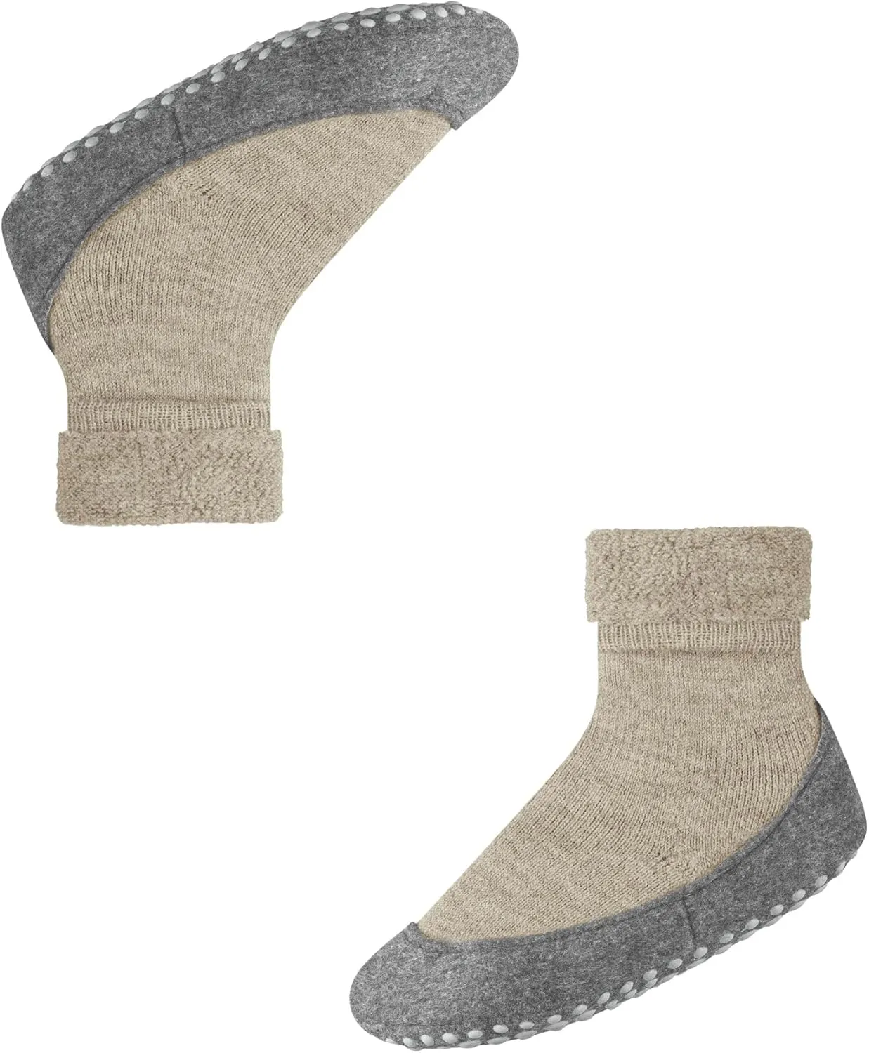 FALKE Unisex Kids Cosyshoe Slipper Socks, Merino Wool, Grips, 1 Pair