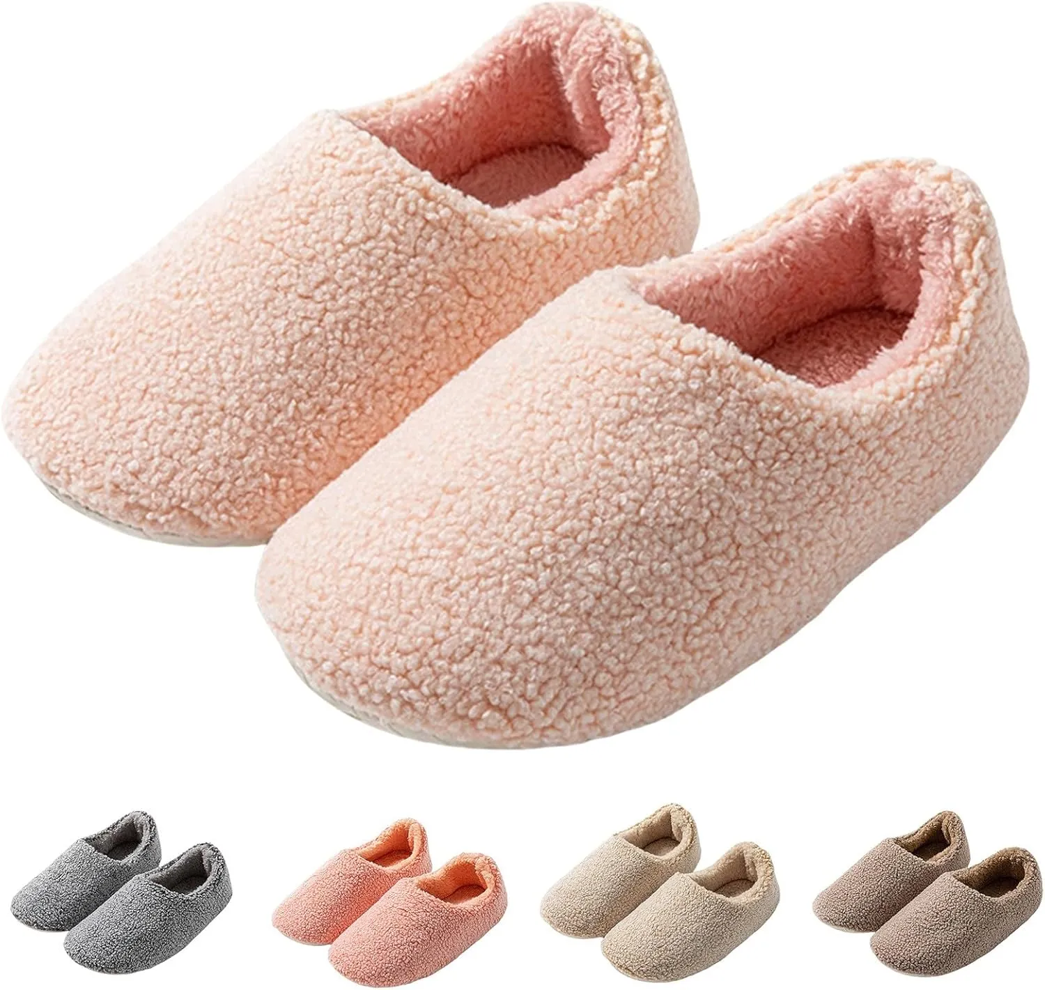 Faux Wool Slippers for Women Slippers Soft and Comfortable Warm Your Feet in Winter Fuzzy Slippers for Womens