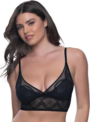 Felina Finesse Cami Bralette - Stretchy Lace Bralettes for Women - Sexy and Comfortable